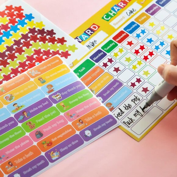 Chore Chart Reward Sticker Chart for Kids (SKU: 226MI) - Picture 3 of 8